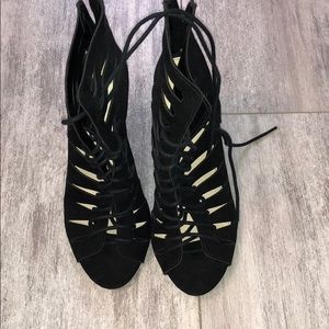Black heels